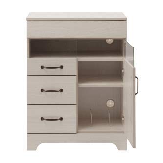 カントリー薄型FAX台 Amazon｜ルーター収納 ファックス台 幅60 フレンチカントリー FAX台